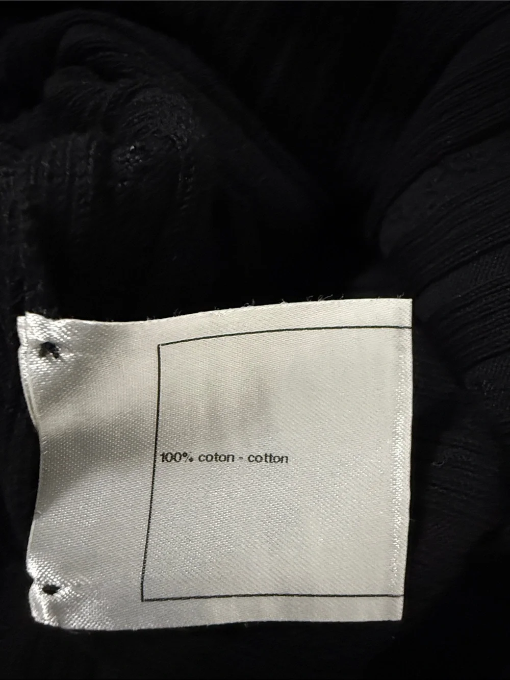 CHANEL Black Ribbed Cap-Sleeve Knit Top